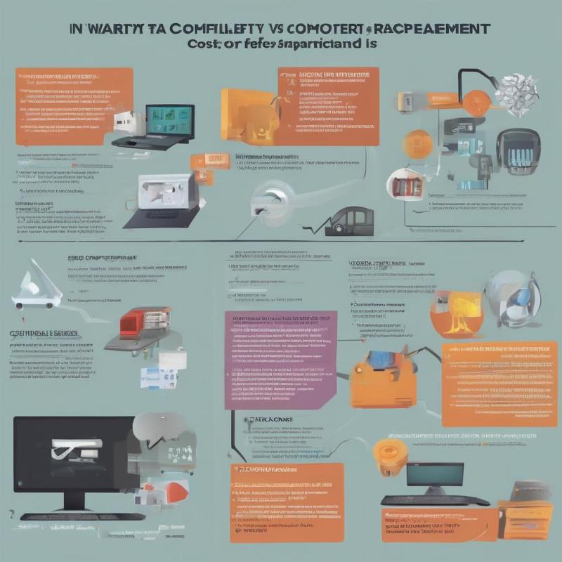 Các yếu tố ảnh hưởng đến chi phí thay thế linh kiện máy tính tại nhà, giúp khách hàng hiểu rõ về giá dịch vụ